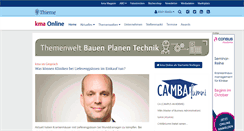 Desktop Screenshot of kma-online.de