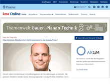Tablet Screenshot of kma-online.de
